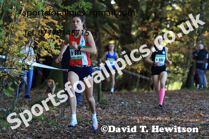 Senior Womens 2025 National Cross Country Relays, Berry Hill Park, Mansfield. Photo: David T. Hewitson/Sports for All Pics